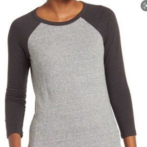 Marine Layer Colorblock Raglan Sleeve Baseball T-Shirt (Women's M)